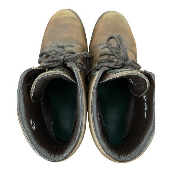 Mephisto Mens Lifestyle Brown Slacker Leather Hiking Boot Grunge Gorpcore 10.5 - Picture 9 of 12